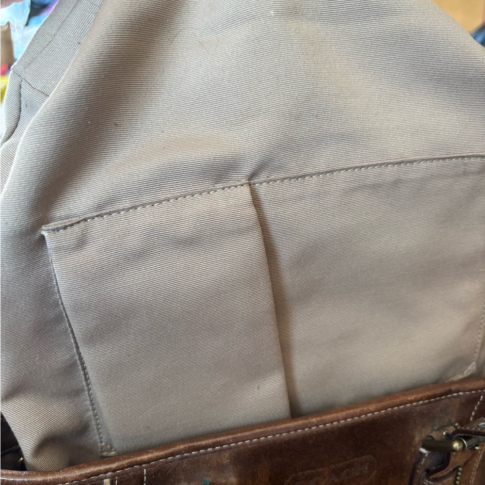 Coach VINTAGE Y2K 2006 (F10410) Mahogany Brown Suede Gallery Tote in VGUC - Picture 11 of 16